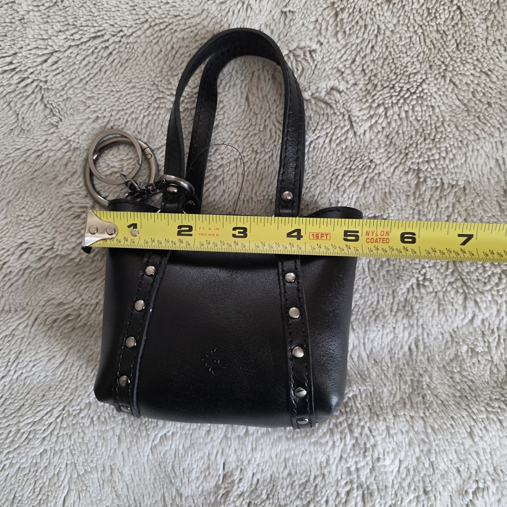 Patricia Nash Black Mini Leather Bag - Picture 9 of 12